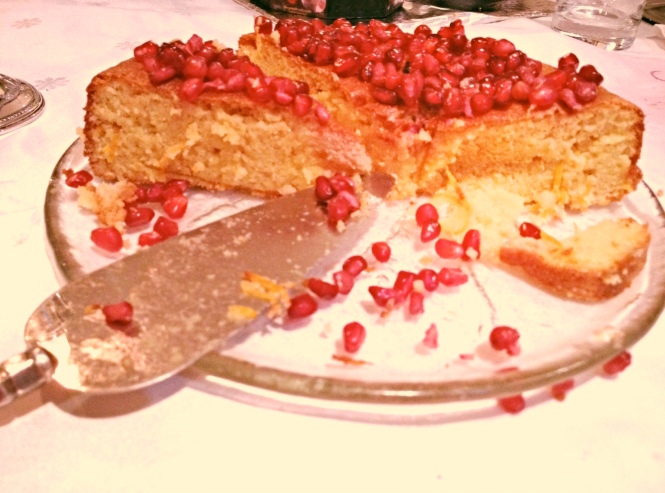 Pomegranate Jewel Cake